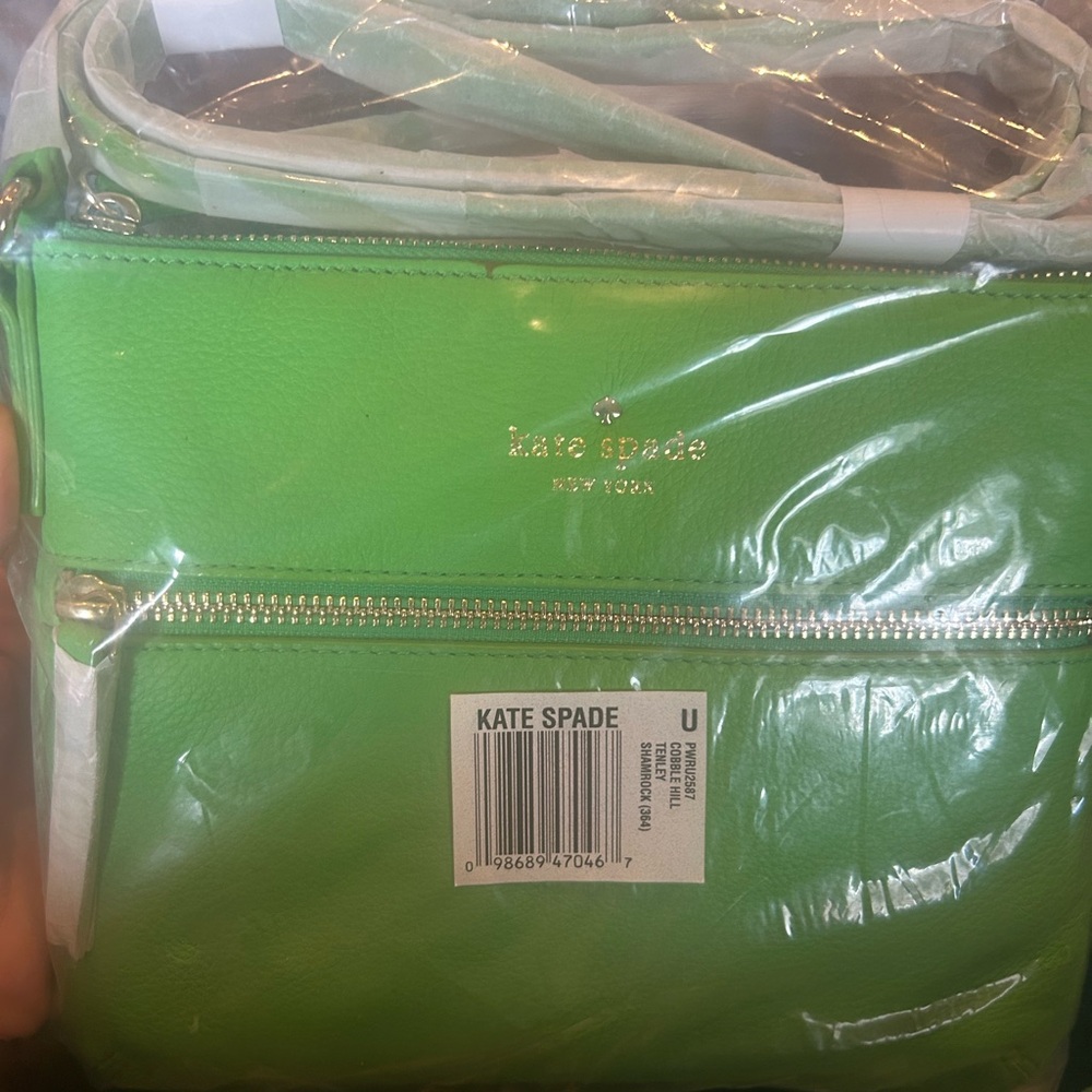Kate Spade 🆕 Cobble Hill Tenley Green Crossbody Bag - Picture 3 of 7
